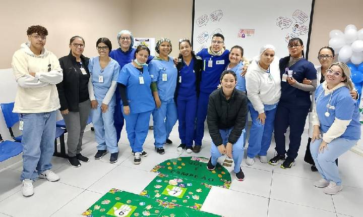 Ação educativa da Saúde de Barueri aborda a técnica correta de higienização das mãos
