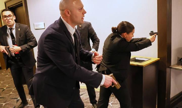 Agente do Serviço Secreto foi baleado no jantar de correspondentes com Trump, diz presidente dos EUA