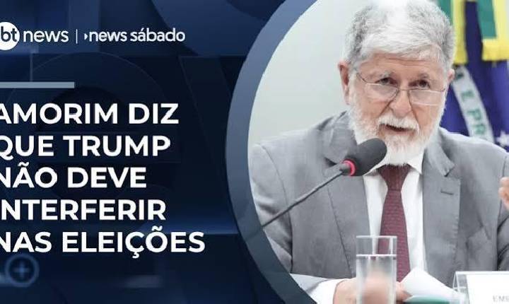 Amorim diz que Trump desejou “boa sorte” a Lula nas eleições