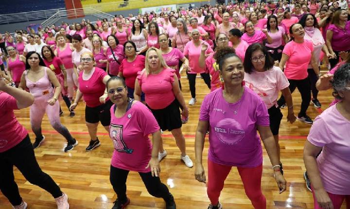 Balada Rosa reúne alunos do Esporte em noite de dança e conscientização
