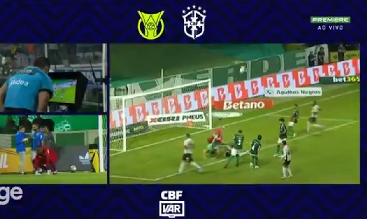 CBF divulga revisão do VAR no pênalti anulado em Palmeiras x Athletico-PR; veja vídeo