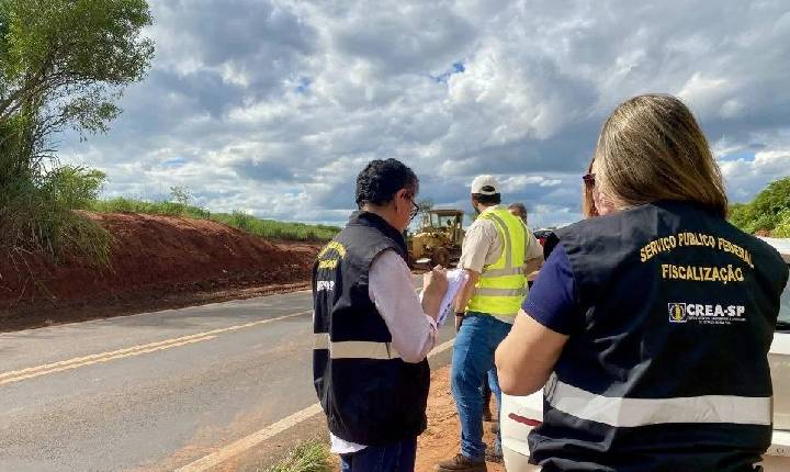 Crea-SP e DER-SP reforçam cooperação técnica em ação conjunta no Oeste Paulista