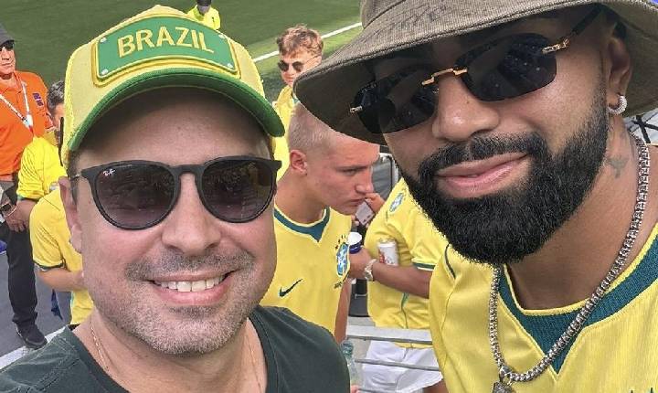 De férias do Santos, Gabigol vai aos Estados Unidos acompanhar a seleção brasileira na Copa