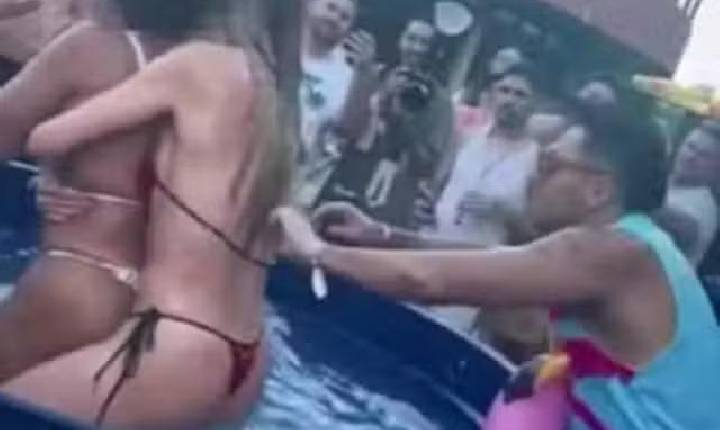 'Dignidade não é entretenimento', diz advogado de paraibanas após Tirullipa ser condenado a pagar R$ 30 mil por puxar biquíni e tocar seios na Farofa da Gkay