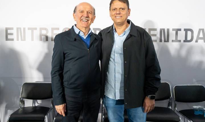 *Em inauguração de obra com Governo do Estado em Barueri, prefeito Beto Piteri pede recursos para piscinão do Maria Helena*