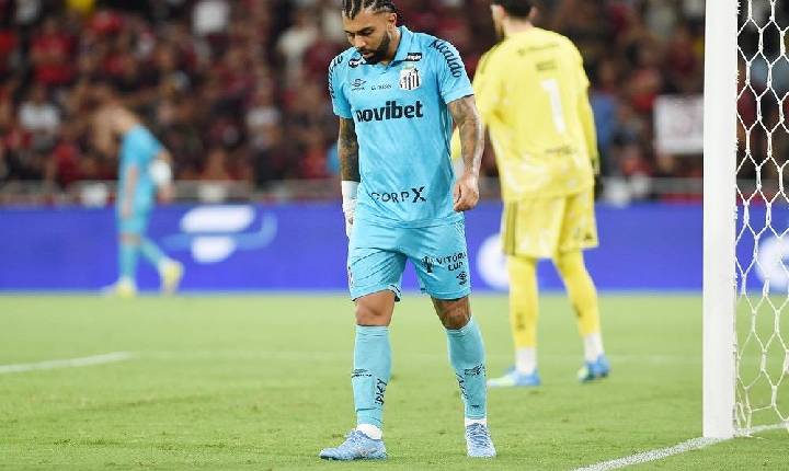 Gabigol desfalca o Santos contra o Deportivo Cuenca