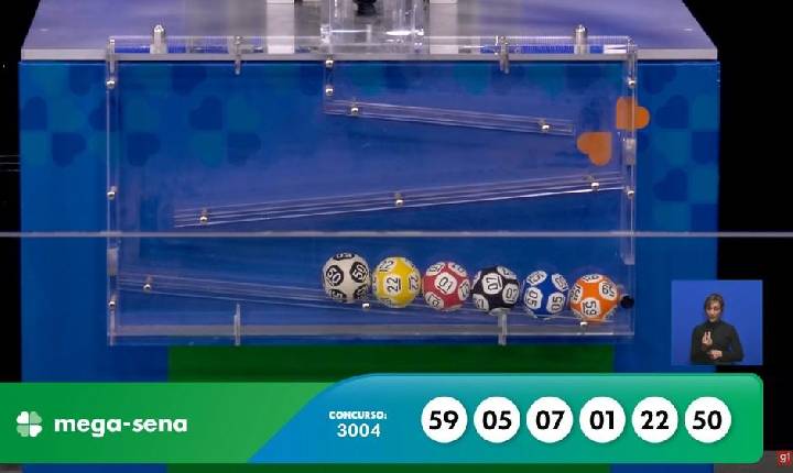 Mega-Sena acumula e prêmio vai a R$ 36 milhões; veja os números sorteados