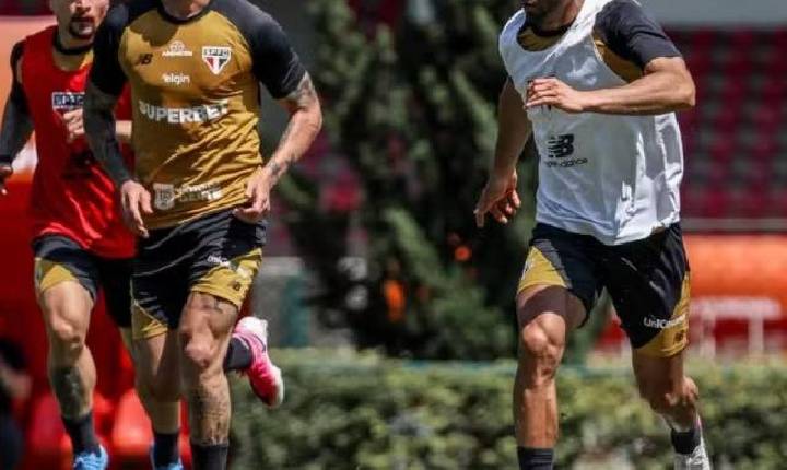 Newton, Lucas e Bobadilla: as novidades do treino do São Paulo nesta sexta-feira