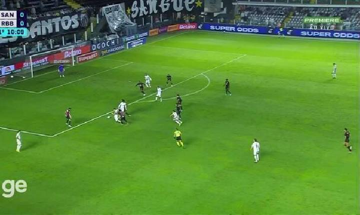 Neymar marca, ganha beijo da mãe, e Santos vence o Bragantino na Vila Belmiro
