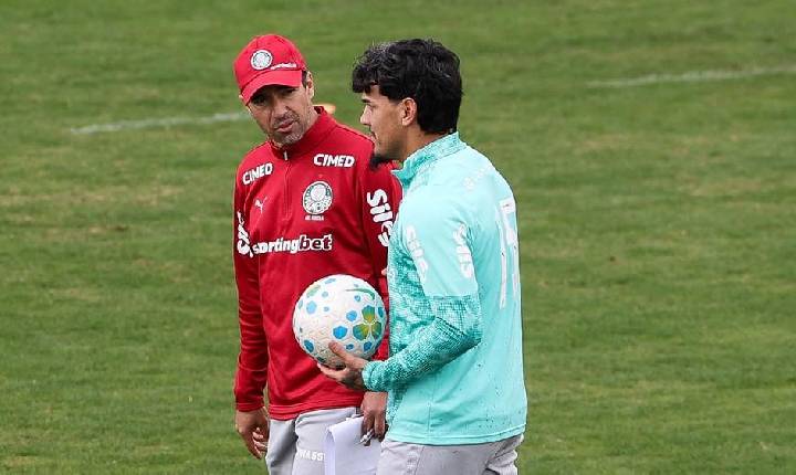 Paraguaios voltam ao Palmeiras depois da Copa; Vitor Roque treina em tempo integral