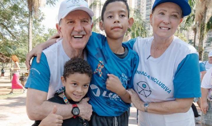 Prefeito de Barueri Beto Piteri participou da Caminhada Inclusiva