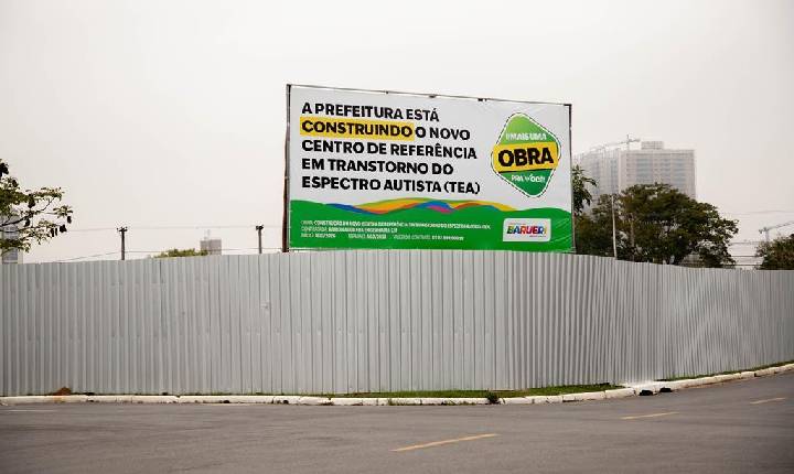 Prefeitura está construindo o Centro TEA Barueri ao lado da Câmara Municipal