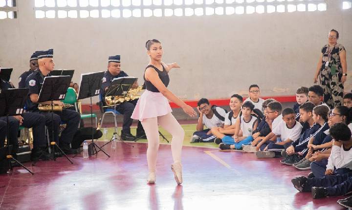 Programa de Ações Preventivas da Guarda inicia 2026 na EMEF Osvaldo Batista Pereira