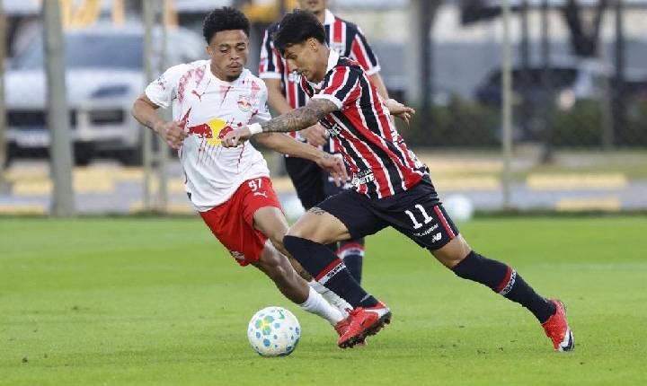São Paulo empata sem gols com o Bragantino em jogo-treino