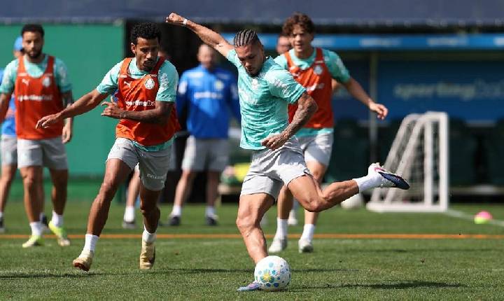 Treino do Palmeiras: Paulinho vai ao gramado e pode ser reforço contra o Fortaleza