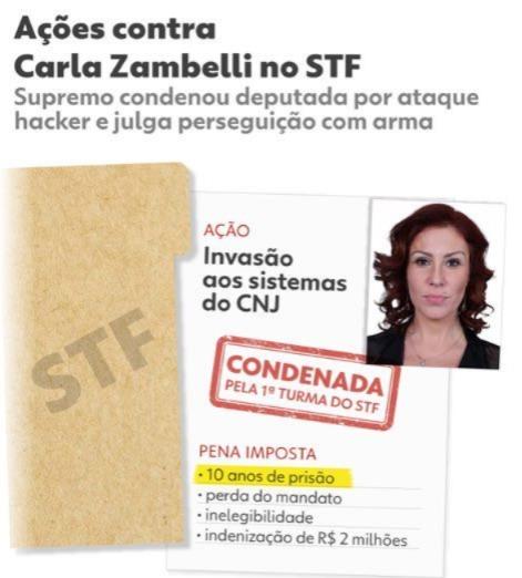 PGR pede prisão preventiva e inclusão de Carla Zambelli em lista da Interpol após deputada deixar o país