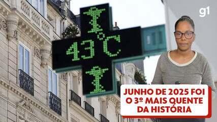 Junho de 2025 foi o 3º mais quente da história, aponta observatório europeu