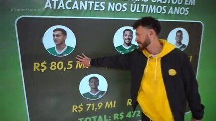 Palmeiras treina sem quarteto, e atacante destaque do sub-20 é convocado mais uma vez
