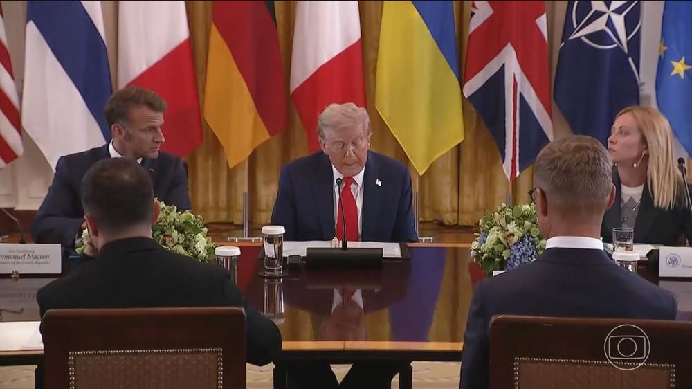 Trump anuncia 1º encontro de Zelensky e Putin em três anos e meio de guerra; veja como foi reunião com líderes europeus na Casa Branca