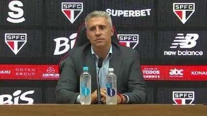 Crespo valoriza sacrifício de elenco do São Paulo em vitória: 