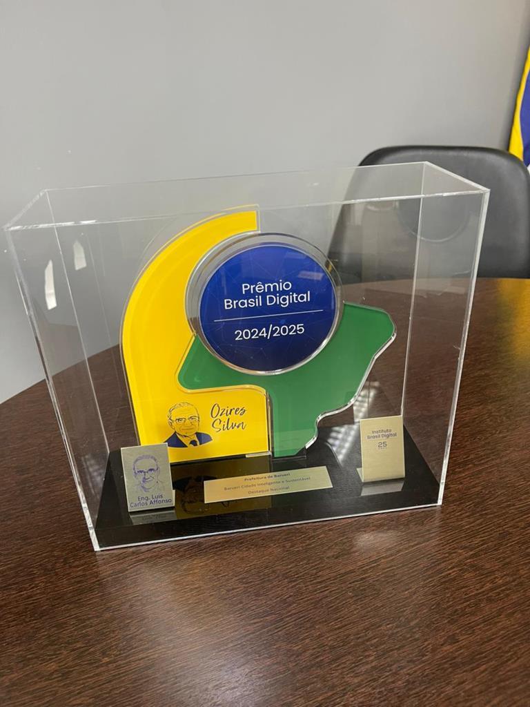 Barueri é destaque nacional no Prêmio Brasil Digital Ozires Silva 2024/2025