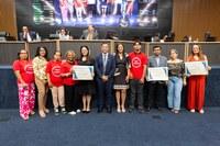 Câmara presta homenagem à trabalhadora voluntária