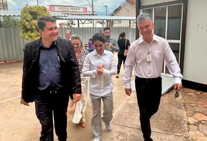 Deputada Bruna Furlan visita Santa Casa para anunciar emenda parlamentar no valor de R$ 200 mil