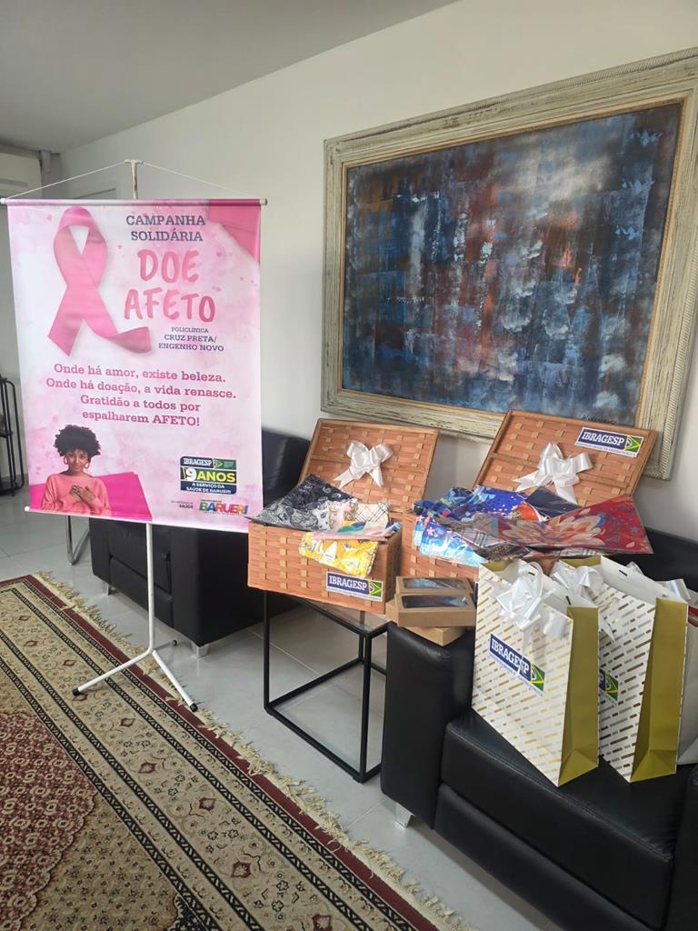 Policlínica Cruz Preta realiza doações ao Núcleo de Combate ao Câncer de Mama