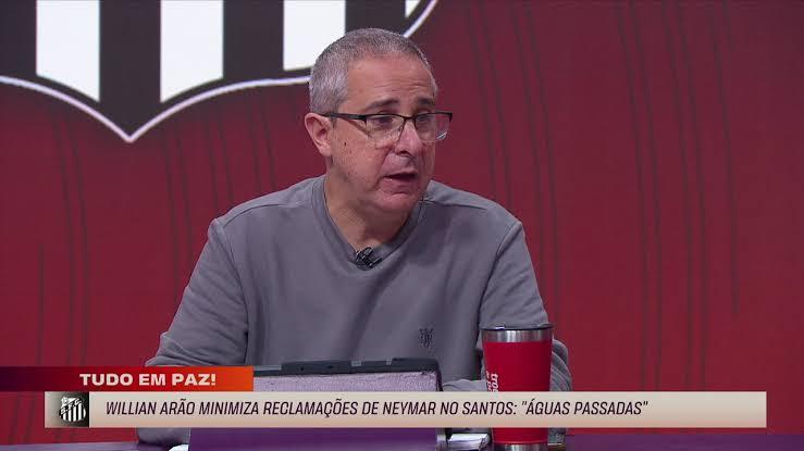 Willian Arão minimiza reclamações de Neymar no Santos: 