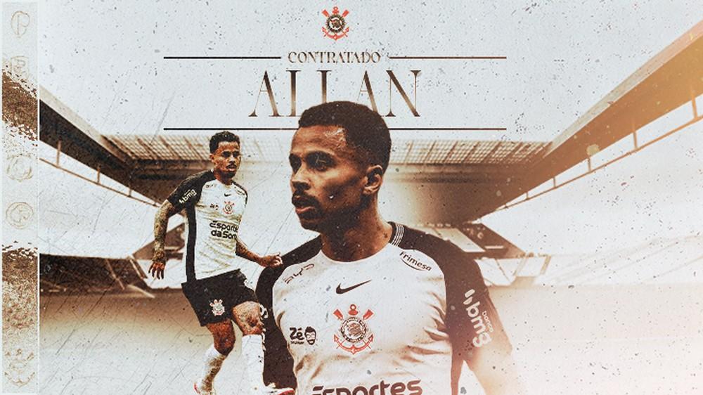 Corinthians anuncia a contratação do volante Allan