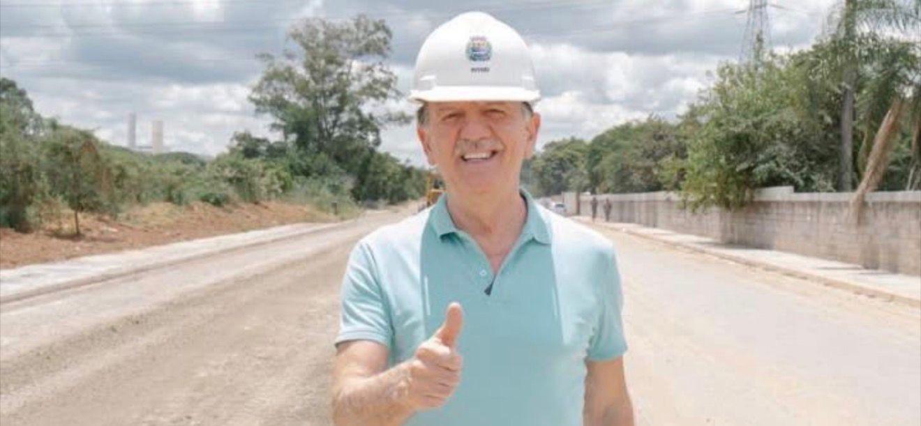 Prefeito de Barueri Beto Piteri visita de perto a obra que vai ligar Barueri até Carapicuiba beirando o Rio Tietê