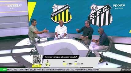 Santos se reapresenta com reservas em campo; Neymar deve ser titular contra o Vasco