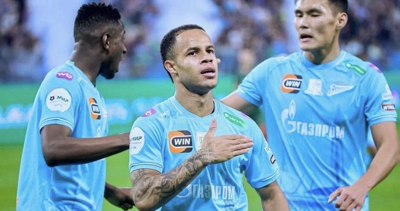 Atacante Pedro (Zenit) obteve a 2ª maior nota entre os Brasileiros na principais Ligas da Europa ficando atrás apenas do Raphinha (Barcelona)