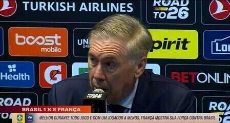 Dez e faixa, Vini decepciona contra a França, mas tem apoio incondicional de Ancelotti