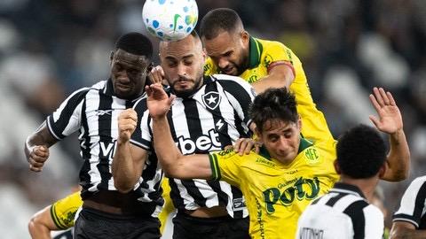 Com sufoco, Botafogo vence o Mirassol e deixa a zona de rebaixamento