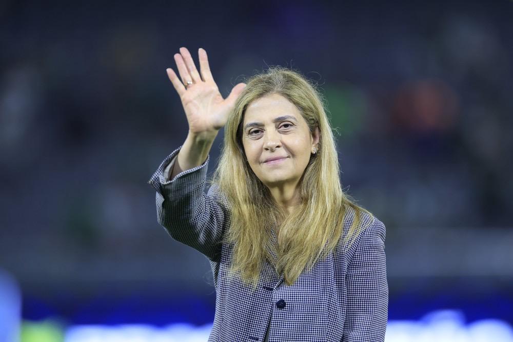 Leila ignora críticas a Abel e diz que nem o marido opina sobre o Palmeiras: 