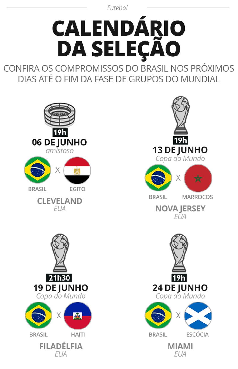 Brasil x Egito: onde assistir ao vivo, horário e escalações do amistoso da Seleção