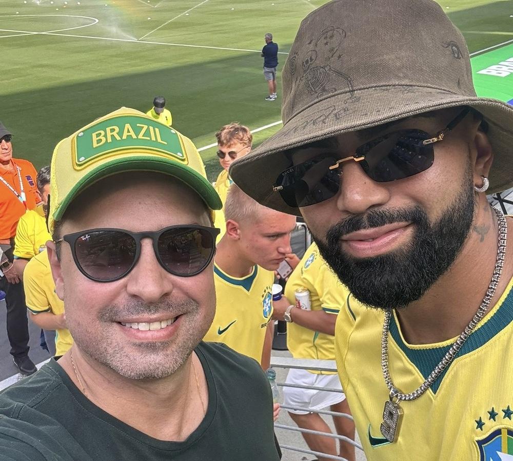 De férias do Santos, Gabigol vai aos Estados Unidos acompanhar a seleção brasileira na Copa